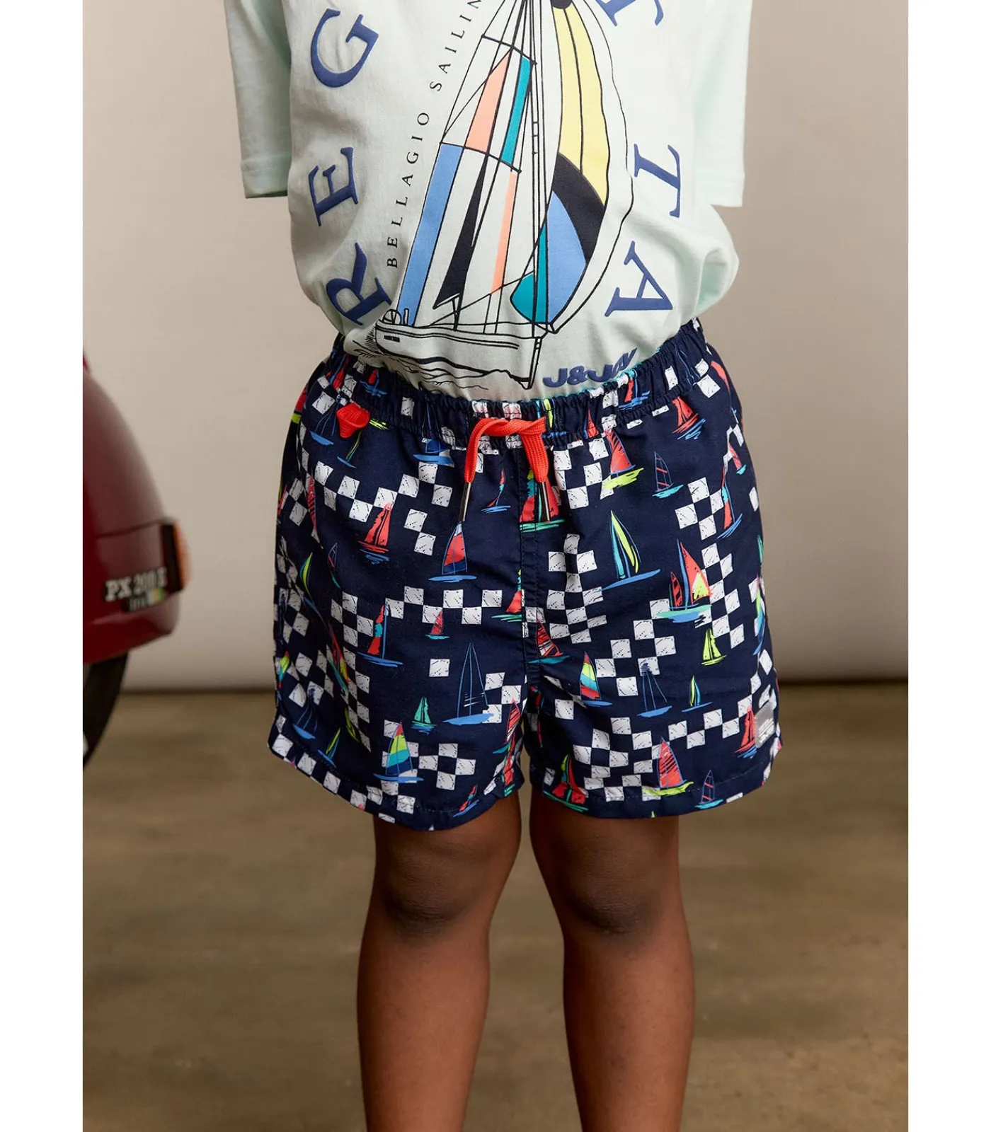 Kinderen J&JOY Zwemshort met bootjesprint