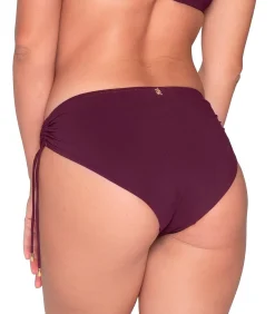 DAMES LUNA Zwemshortje met gerimpelde zijkanten BLUE SENSE